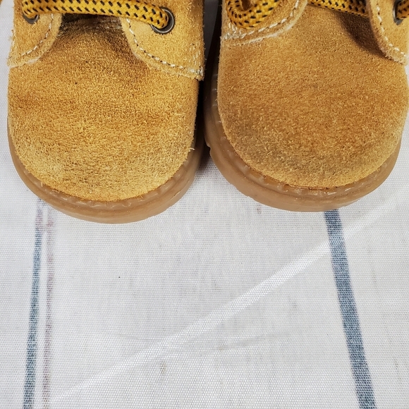 2/$25 Smartfit Toddler Suede Work Boots Tan Size 2 Unisex - Picture 11 of 13